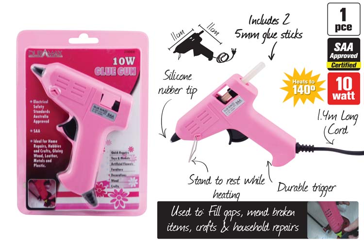 Glue Gun Small 10w Pink
